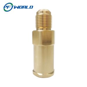 Buy cheap Precision CNC Brass Machining Accessories, Brass Injector, Gold from wholesalers