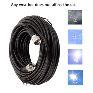 50ohm Low Loss Rf Connector Copper Coaxial Cable and Customized Length for