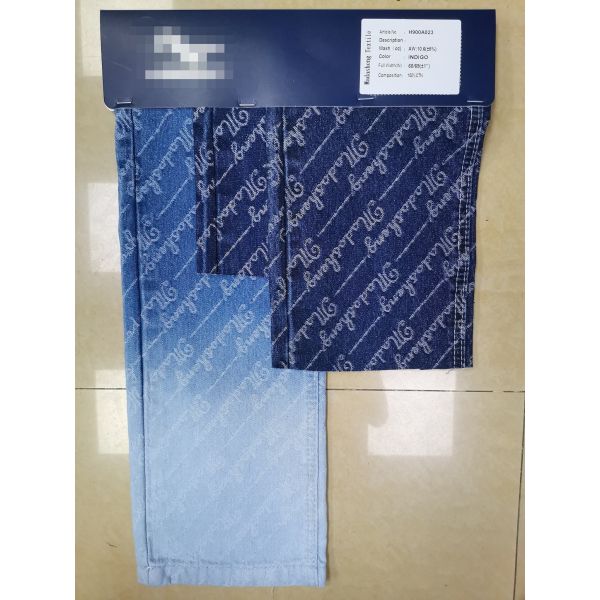 Quality Breathable Stretch Jean Fabric High Wrinkle Resistance Custom H900A023 for sale