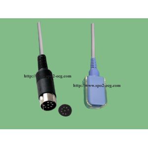 China Datascope 8 Foot SPO2 Extension Cable TPU Material OEM 001200051602 on sale