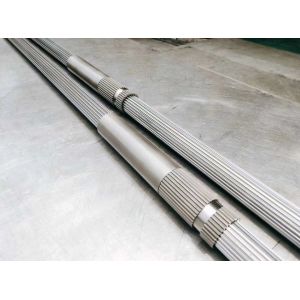 Buy cheap 40CrNiMoA Materials Twin Screw Extruder Shafts With Cooling System from wholesalers