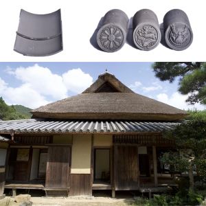 China Traditional Japanese Shingles Building Roofing Royal Antique Tiles Fire Resistant on sale