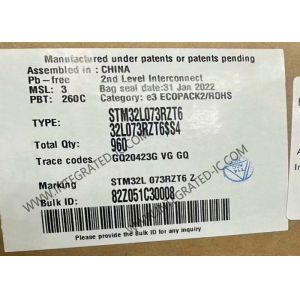 Buy cheap Microcontroller MCU STM32L073RZT6
 Ultra Low Power ARM Microcontrollers 32MHz CPU
 from wholesalers