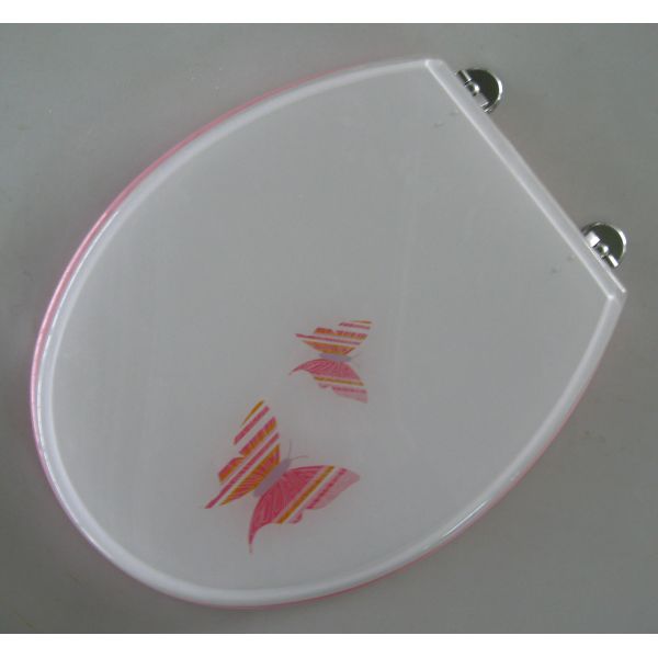 Quality poly WC-SITZ SEAT,polyresin,resin,decorated,colorful,sanitary ware,hinge for sale