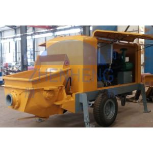 Buy cheap Hydraulic Dry Concrete Pumping Machine , Stationary Portable Concrete Pump from wholesalers