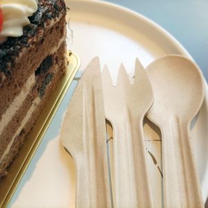 Buy cheap Compostable Disposable Bagasse Serving Spoons Cutlery from wholesalers