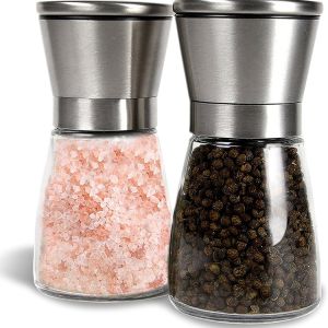 Buy cheap Stainless Steel 132mm 235g 170ml Shaker Salt Grinders product