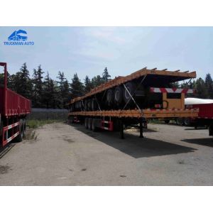 Buy cheap Safety Transport Flatbed Container Trailer Transport 40 Ft With Linglong Tire from wholesalers