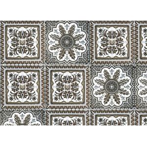 Industrial Style Patterned Kitchen Wall Tiles , Ink - Jet Printing Patterned
