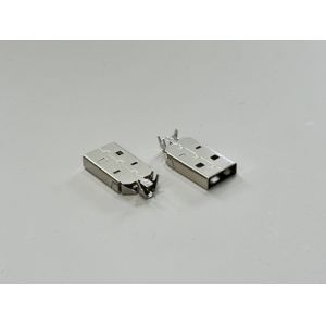 Buy cheap USB 2.0 AM Dual-Piece Connector | Brass Shell, Ni Plated 80u”, Wire Cable Electrical Signal Connector for PCB, Power & Automotive Applications from wholesalers