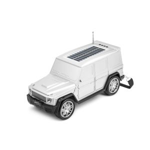 Classic Car Shaped Bluetooth Speaker Combines Solar Flashlight And Radio