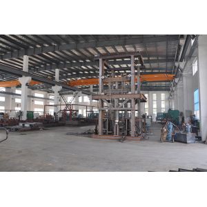 Buy cheap Save Space 4M Lifting Height 2000Kg Loading Capacity Guide Rail Elevator for Steel Structure Workshop from wholesalers