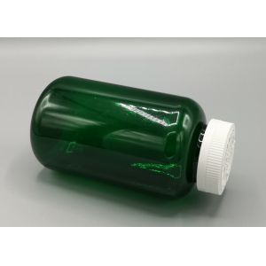 Buy cheap 140mm Height Plastic Vitamin Containers , Brown / Transparent Plastic Tablet Containers Pharmaceutical from wholesalers