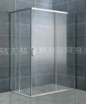 Buy cheap Clear Tempered Glass Rectangular Shower Enclosure Matte Sliver Bathroom Shower Cubicles from wholesalers
