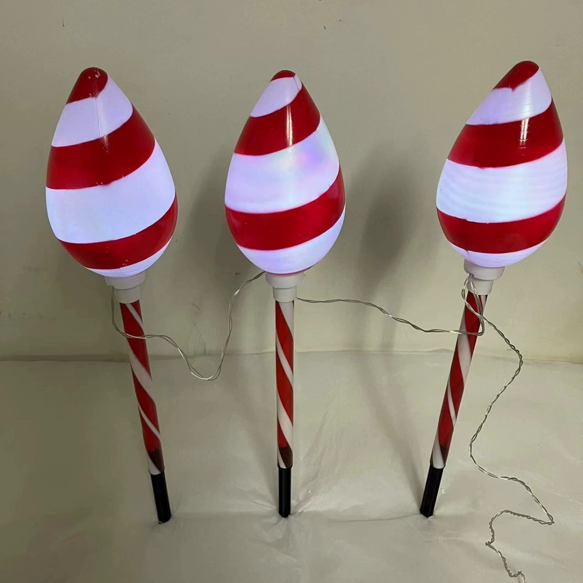 Buy cheap 3 lighting modes - suitable for patios, gardens, etc. - can be used to plug in 10CM pointed bulbs for multiple locations, such as outdoor party from wholesalers