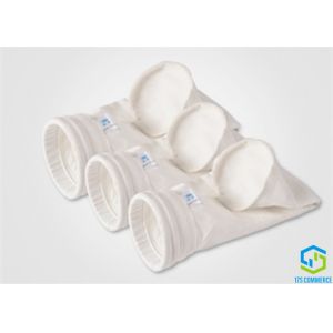 Buy cheap Singeing Finished Round 650gsm Baghouse Dust Filter Bag product