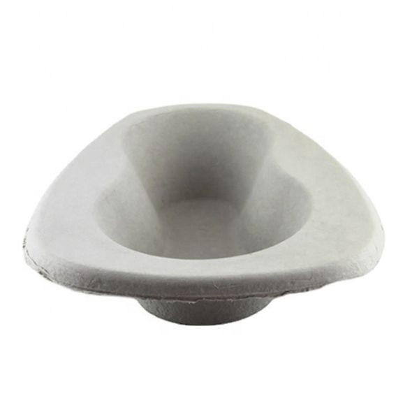Eco Friendly Biodegradable Disposable Paper Female Bed Pan for Hospital Free