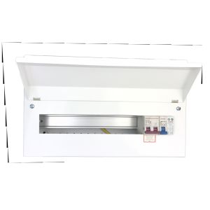Buy cheap Ip44 Rated Ce 14 Way Consumer Unit Main Switch Controlled With Surge Protector from wholesalers