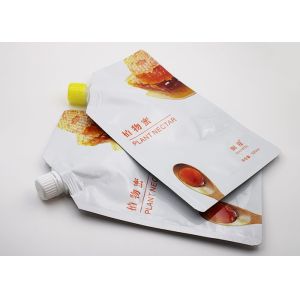Buy cheap Plastic Liquid Spout Bags With Pour Spout For Fresh Juice Drink Packing from wholesalers