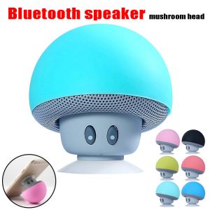 Cartoon Mushroom Wireless Bluetooth Speaker Waterproof Sucker Mini Portable
