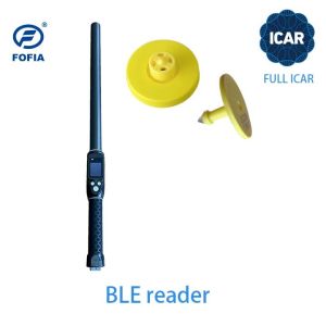 Buy cheap Long Range 134.2kHz RFID Stick Reader with 30000 Records Storage and ID64 Protocol for Livestock Management from wholesalers