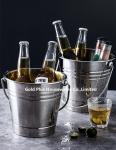 Buy cheap 2.5L Bucket & cooler & holder type stainless steel mini ice bucket cheap steel ice bucket wine ice bucket from wholesalers
