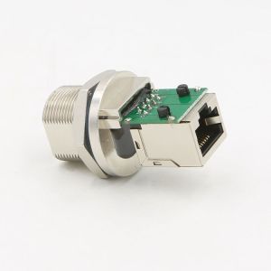 Buy cheap Waterproof, RJ45 connector, metal housing, IP67， RJ45 Modular Jack , HULYN from wholesalers