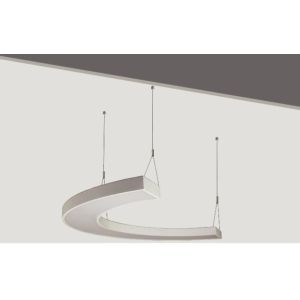 Buy cheap Semi - Circle LED Suspension Light Pendant Down Light 50 Watt IP20 Dustproof from wholesalers