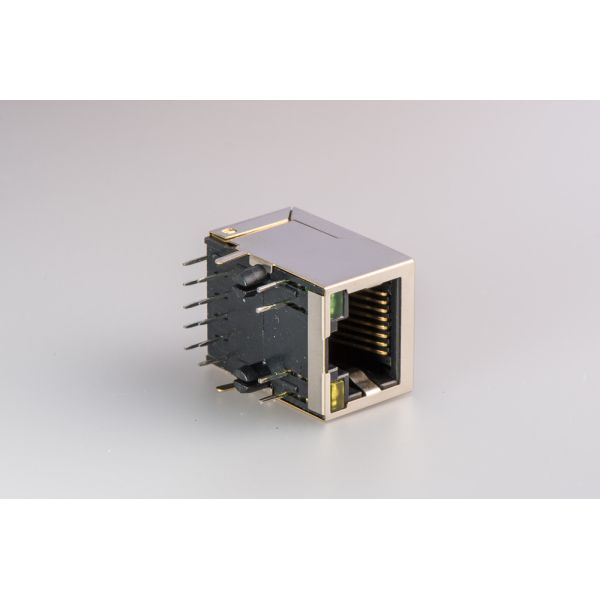 Buy cheap 21.6L RJ45 Modular Jack Side Enter With Shield And LED 10P Jack Network Socket from wholesalers