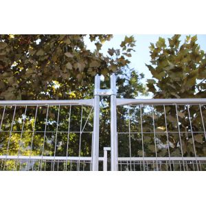 4mm Hot Dipped Galvanized Wire Australia Temporary Fence 2.1m Height Easy To