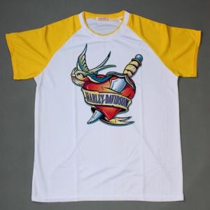 Buy cheap Sublimation Terylene Round Collar Cotta T-shirt from wholesalers