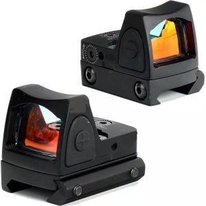 Mini RMR Red Dot Sight Collimator Rifle Reflex Sight Scope Fit 20mm Weaver Rail