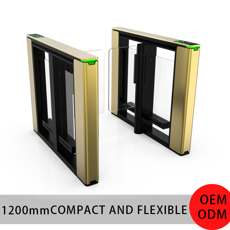 Buy cheap High Speed Turnstile Gate RFID Access Control Indoor Outdoor Stadium Station Fast Passage Anti Climb Metal Security from wholesalers