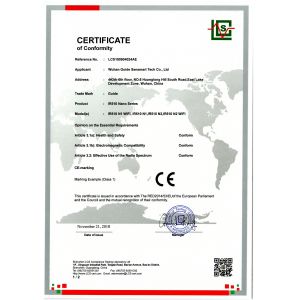 Wuhan Guide Sensmart Tech Co., Ltd. Certifications