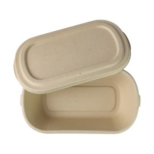 Buy cheap Biodegradable Disposable Sugarcane Bagasse takeaway Containers Box from wholesalers