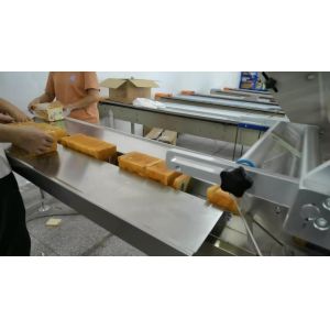 Buy cheap 100bags/min Shrink Packaging Machines 350mm No Tray Biscuits from wholesalers