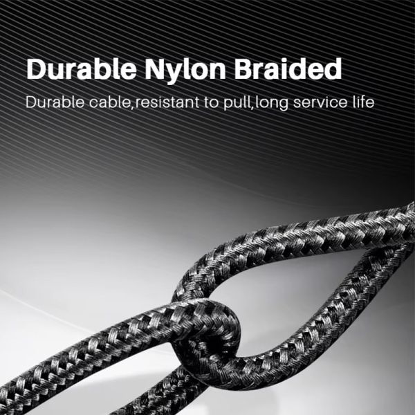 Durable USB 2.0 Type C Cable for Long-Lasting and Data Transfer Charging