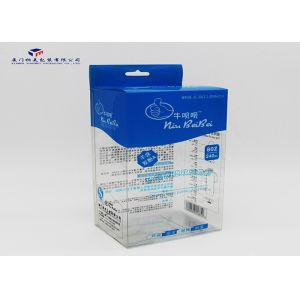 Buy cheap 0.3mm Thickness PET Plastic Retail Packaging Boxes Offset Printing Hang Strip On Top from wholesalers