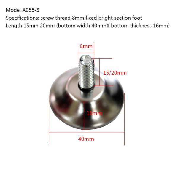 Office Furniture Adjustable Table Legs Foot Pad Non Slip Heightening Support Foot
