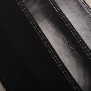 Buy cheap 9.5 Oz Sulfur Black Raw Denim Fabric from wholesalers