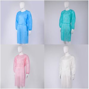 Buy cheap Manufacturer Disposable Isolation Gown PP+PE Non Woven Personal Protective Medical Batas Quirurgicas Desechables from wholesalers