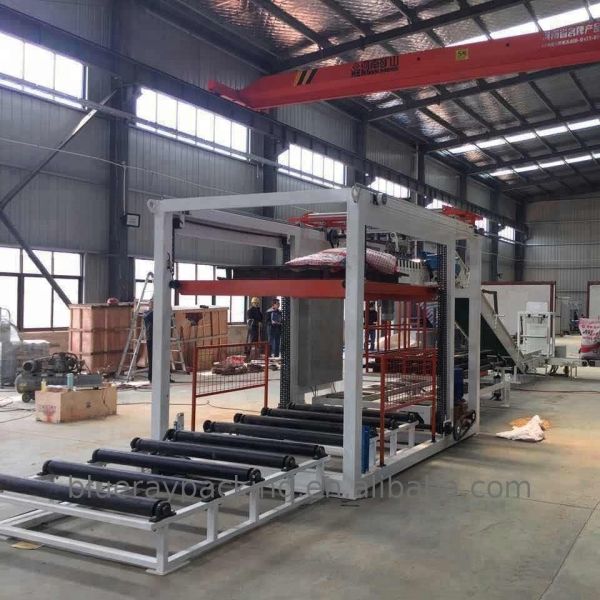Quality PLC System 500pcs/Hour Automatic Bag Palletizing Machine for sale