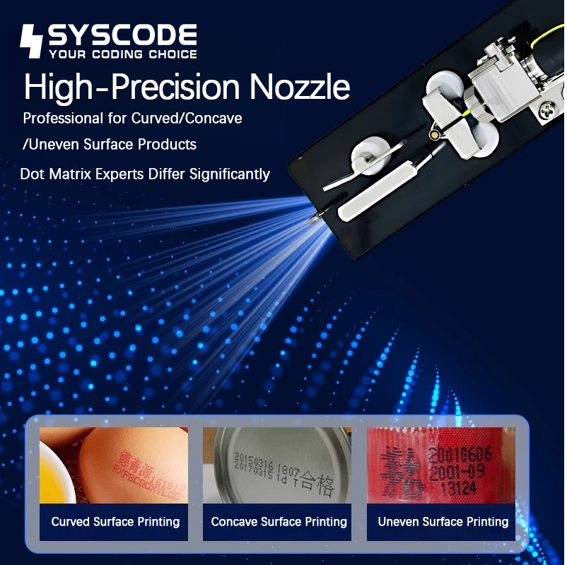 High-Resolution Industrial Inkjet Coder - Low-Maintenance Design for Clear,