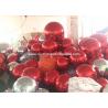 Buy cheap Red And Silver Inflatable Air Mirror Ball Airtight Customize Size from wholesalers