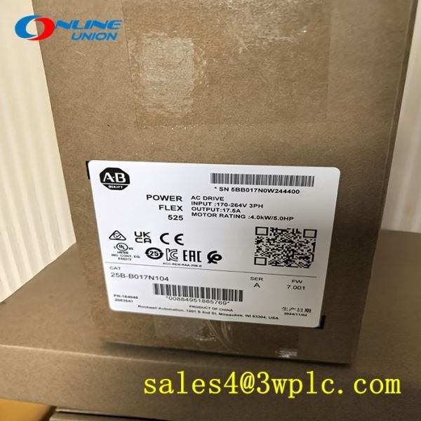 Quality 25B-B017N104 ALLEN BRADLEY PowerFlex 525 4kW (5Hp) AC Drive for sale