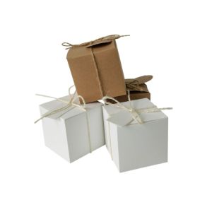 Buy cheap 7x7x7CM  Tie A Rope Promotion Makeup Cosmetic Paper Box from wholesalers