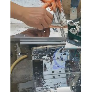 Buy cheap High Precision Aquatic Shrimp Processing Machine Sushi Shrimp Cutting Machine from wholesalers