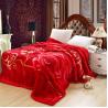 Buy cheap Customized Pattern Luxury 100% Polyester Raschel Mink Blanket with Microfiber Fabric from wholesalers