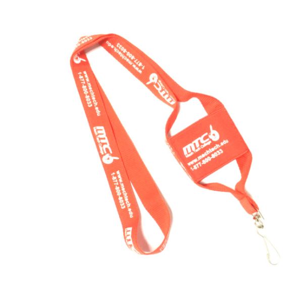 Buy cheap Customized Promotional Custom Polyester Lanyards Mobil Phone Holder Pocket Lanyards from wholesalers