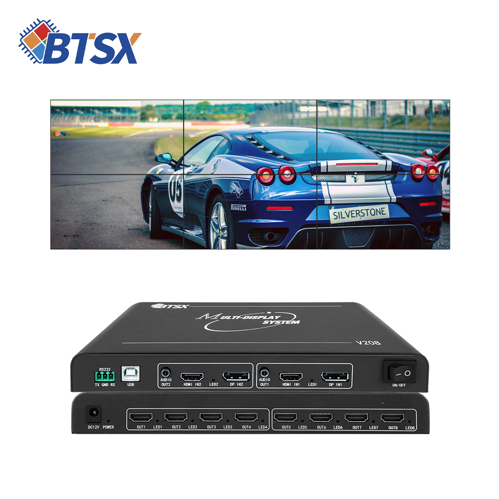 Buy cheap High Definition Vertical Screens Video Wall Controller with UHD Resolution and All Splicing Modes for up to 8 Screens from wholesalers